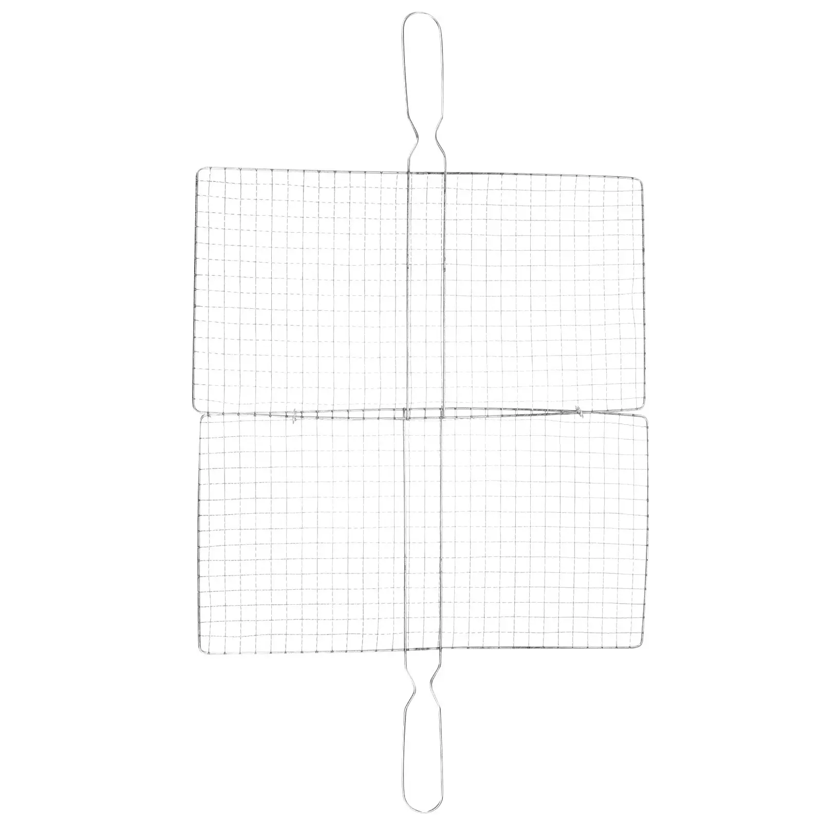 

Fish Grill Basket Stainless Steel Heavy Duty Bbq Mesh For Outdoor Camping Picnic Steak Shrimp Vegetables Grilling