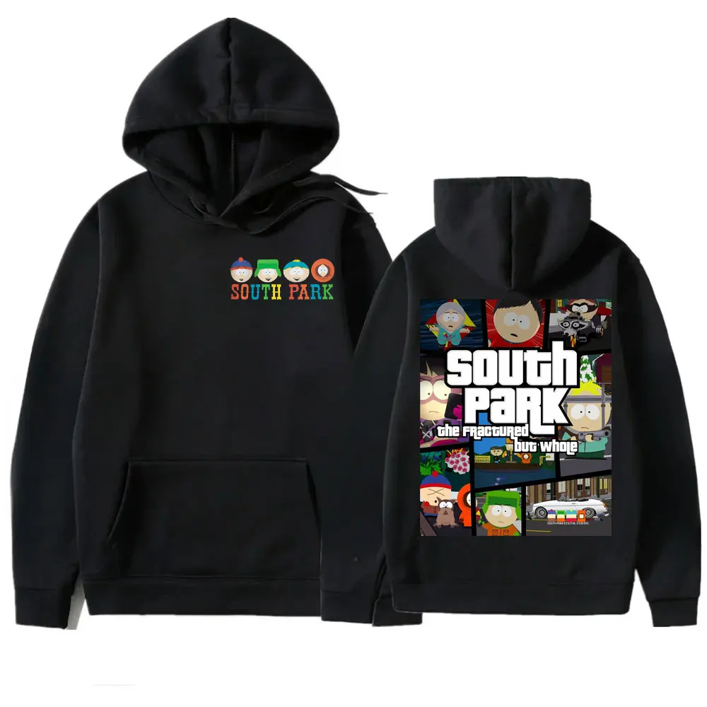 Funny South Park Cartoon Character Hoodie Cute Kenny Print Pullover Harajuku Streetwear Unisex Clothing Sudadera Hombre Y2k Tops