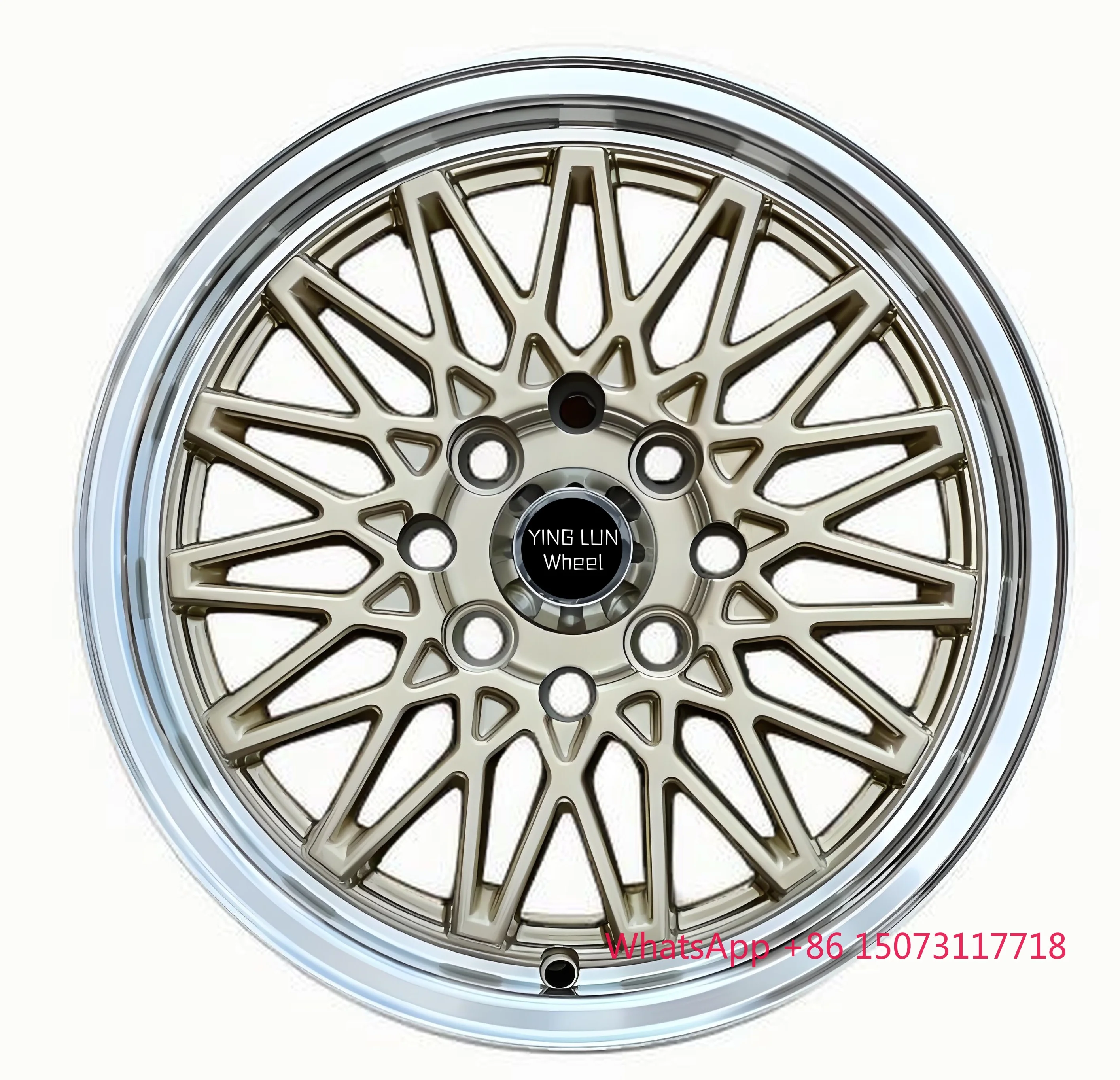 

Passenger Car Wheels 14 "4 Hole 4*114.3/100 Aluminum Alloy Wheels Gold Finish Car Wheels