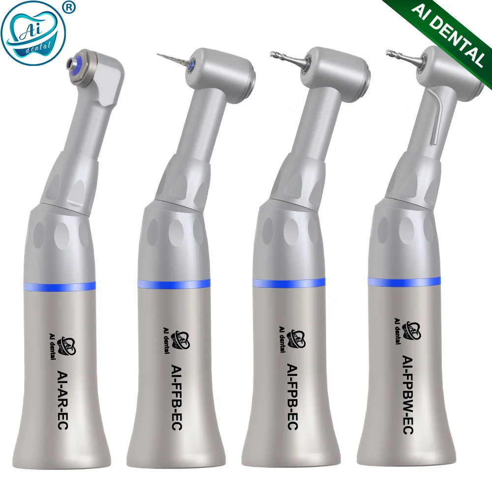 

Blue Ring EC Series Brushless Micromotor Dental Low Speed Handpiece Non-Optic 1:1 Reduction Teeth Whitening Supply Materials