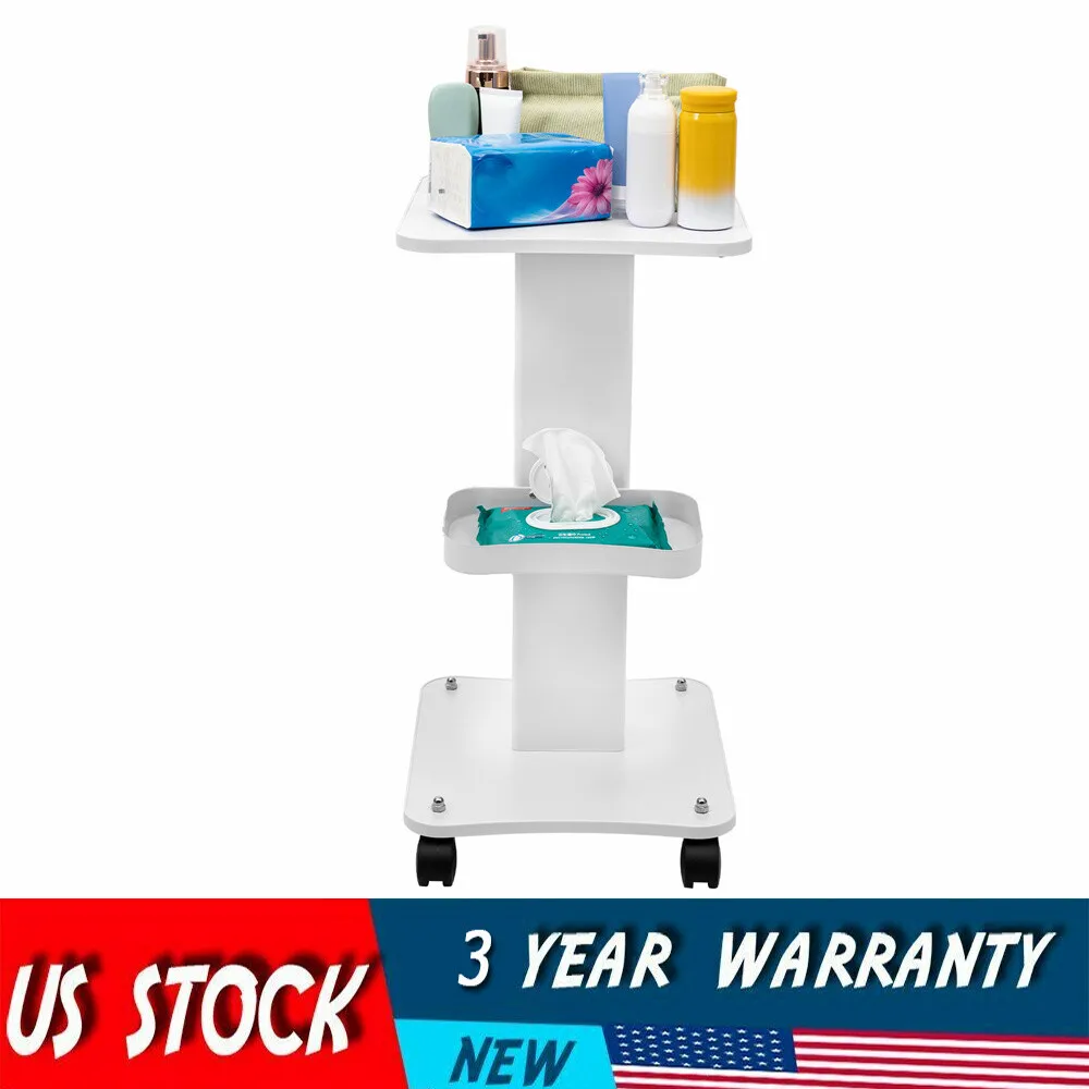 

ABS Rolling Cart Beauty SPA Trolley Holder Storage For Beauty Salon Tools Stand