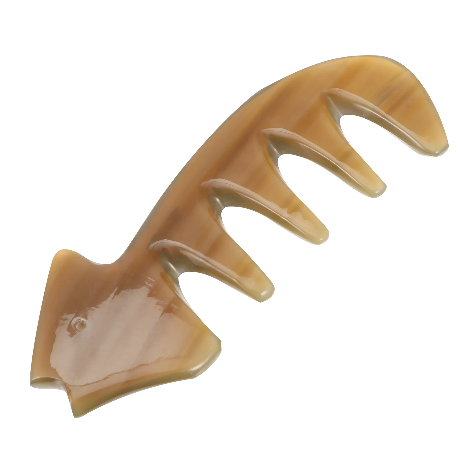 

Ox Horn Guasha Comb Massager Scraping Tool Face Neck Back Leg Body Scraper Ergonomic Phoenix Tail Shape Durable Skin-Friendly