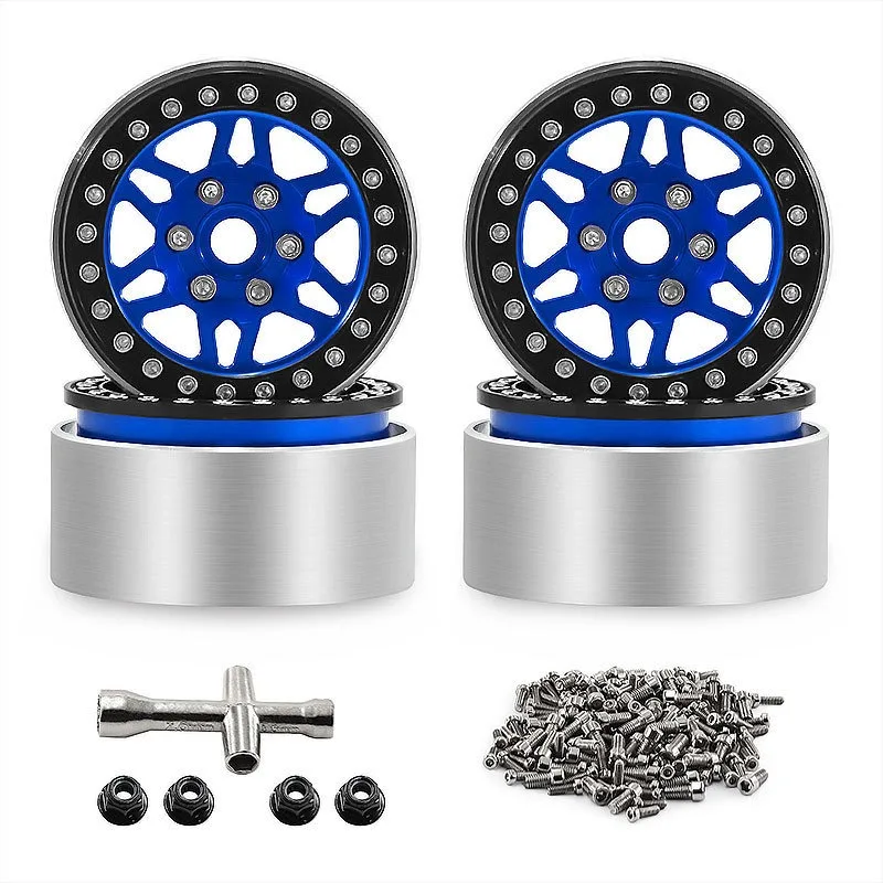 

Металлический колесный диск 1.9 Beadlock для радиоуправляемых моделей 1/10 HSP Redcat RC4WD WRAITH Tamiya Axial SCX10 D90 HPI, запчасть для радиоуправляемых машин