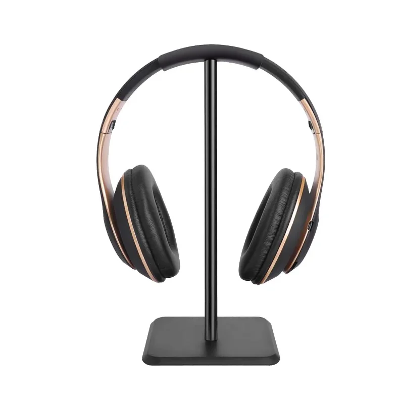 Gancio in alluminio montato sulla testa staffa per cuffie supporto per cuffie auricolare supporto per espositore appiccicoso supporto per auricolare espositore da scrivania