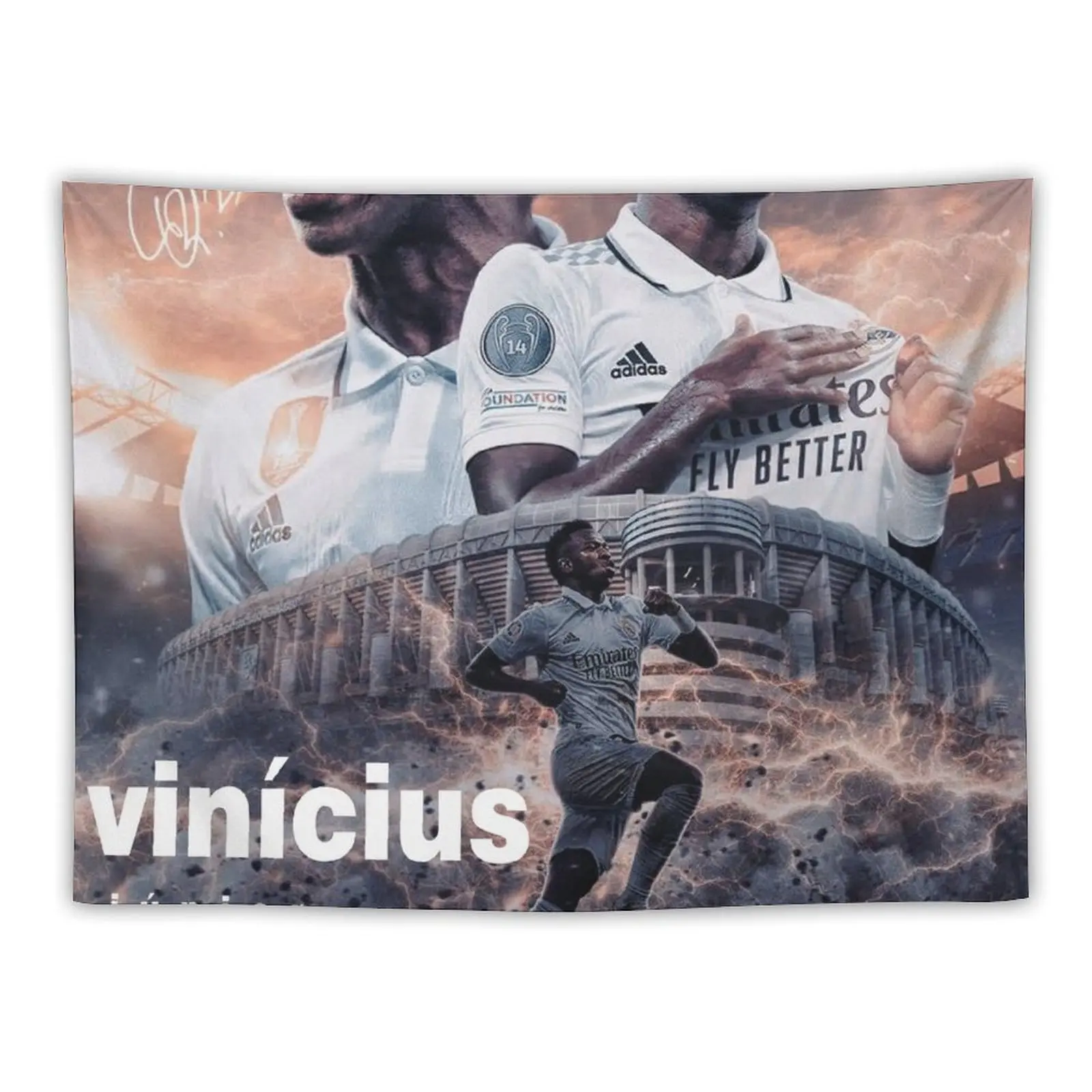 

vinicius junior Tapestry Nordic Home Decor Wall Carpet Wall Hanging Wall Things To The Room Tapestry