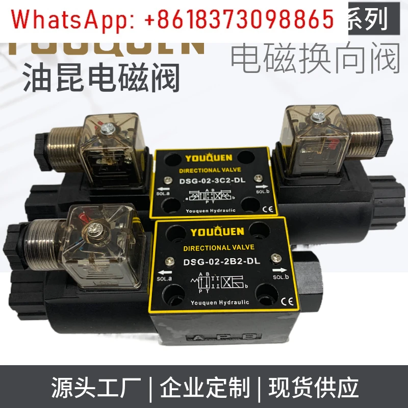 

1PCS Solenoid Valve DSG-02-3C2 3C4 3C6 2B2 -DL/LW 24V 220V