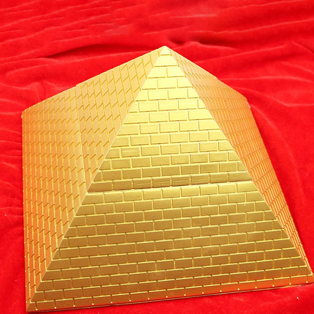 

Pyramid Ornament Resin Craft Shaped Decor Indoor Creative Adornment Crafts Home Desktop Decoration