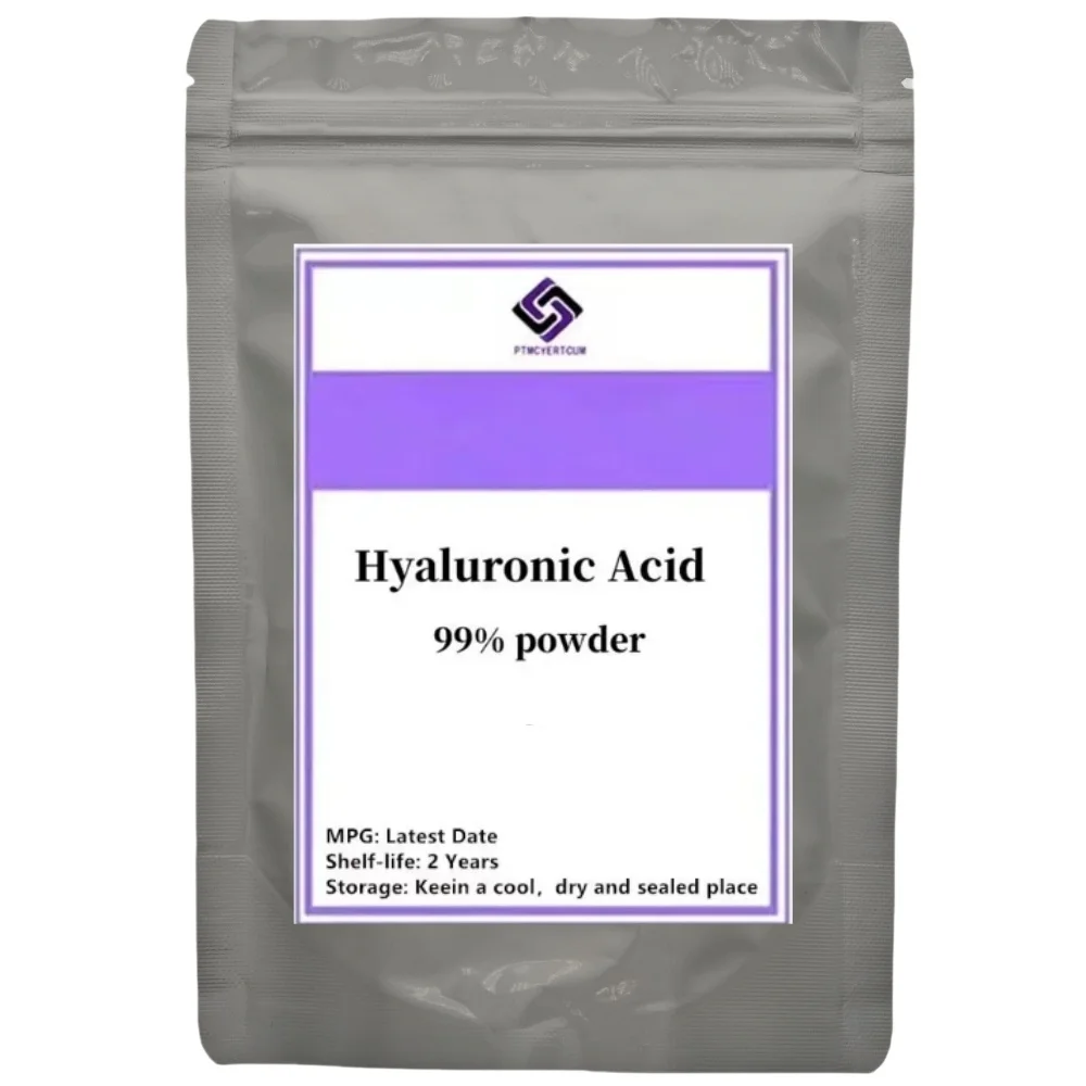 

Hot Sale Pure Hyaluronic Acid Powder Cosmetic 100% Anti-wrinkle And Anti-aging,moisturizing Supplement Skin Whitening