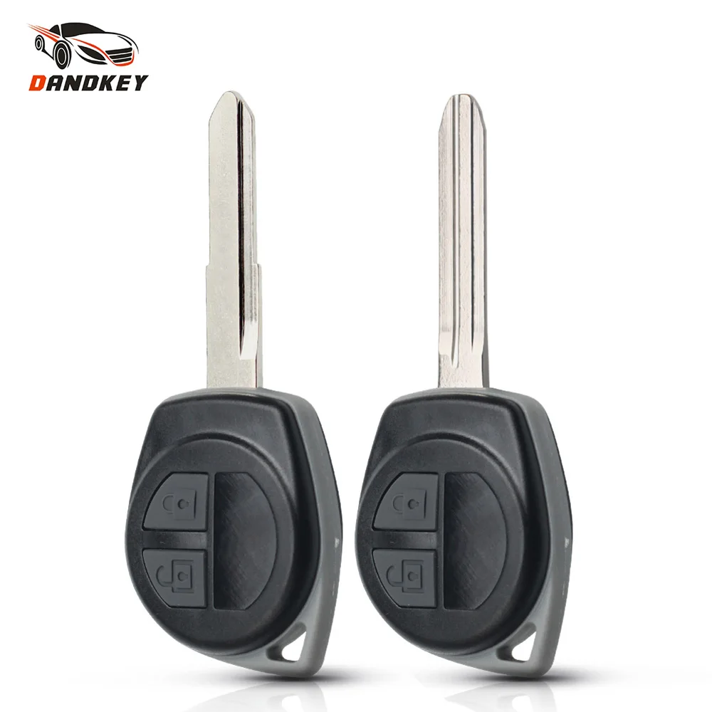 Dandkey 2 Buttons Car Key Shell Fob key Case for Suzuki Swift Grand SX4 Liana Aerio Vitara GRAND VITARA ALTO Jimny key