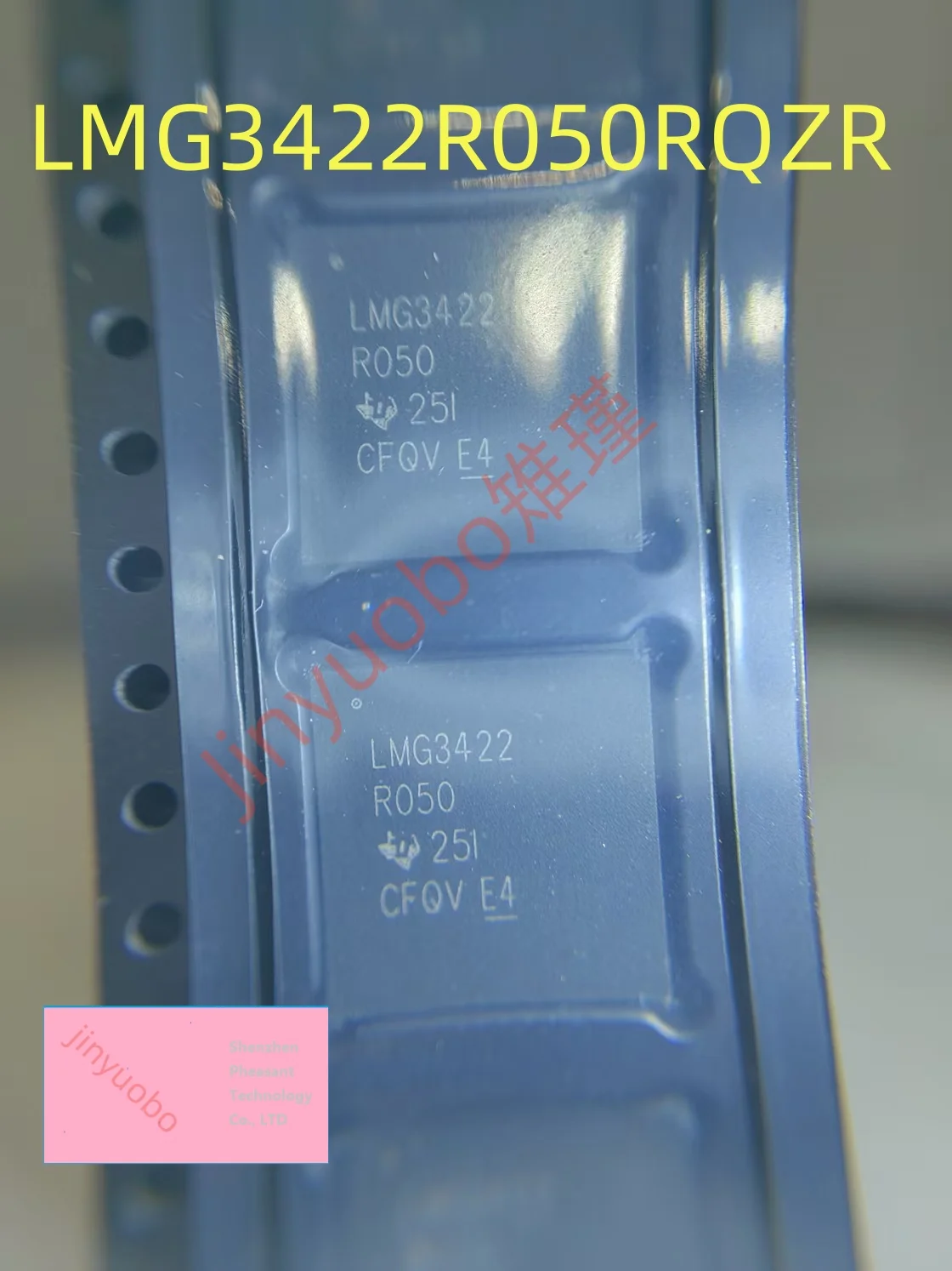 

1PCS LMG3422R050RQZR 600V 50mΩ GaN FET VQFN-54 with integrated driver, protection and temperature reporting functions