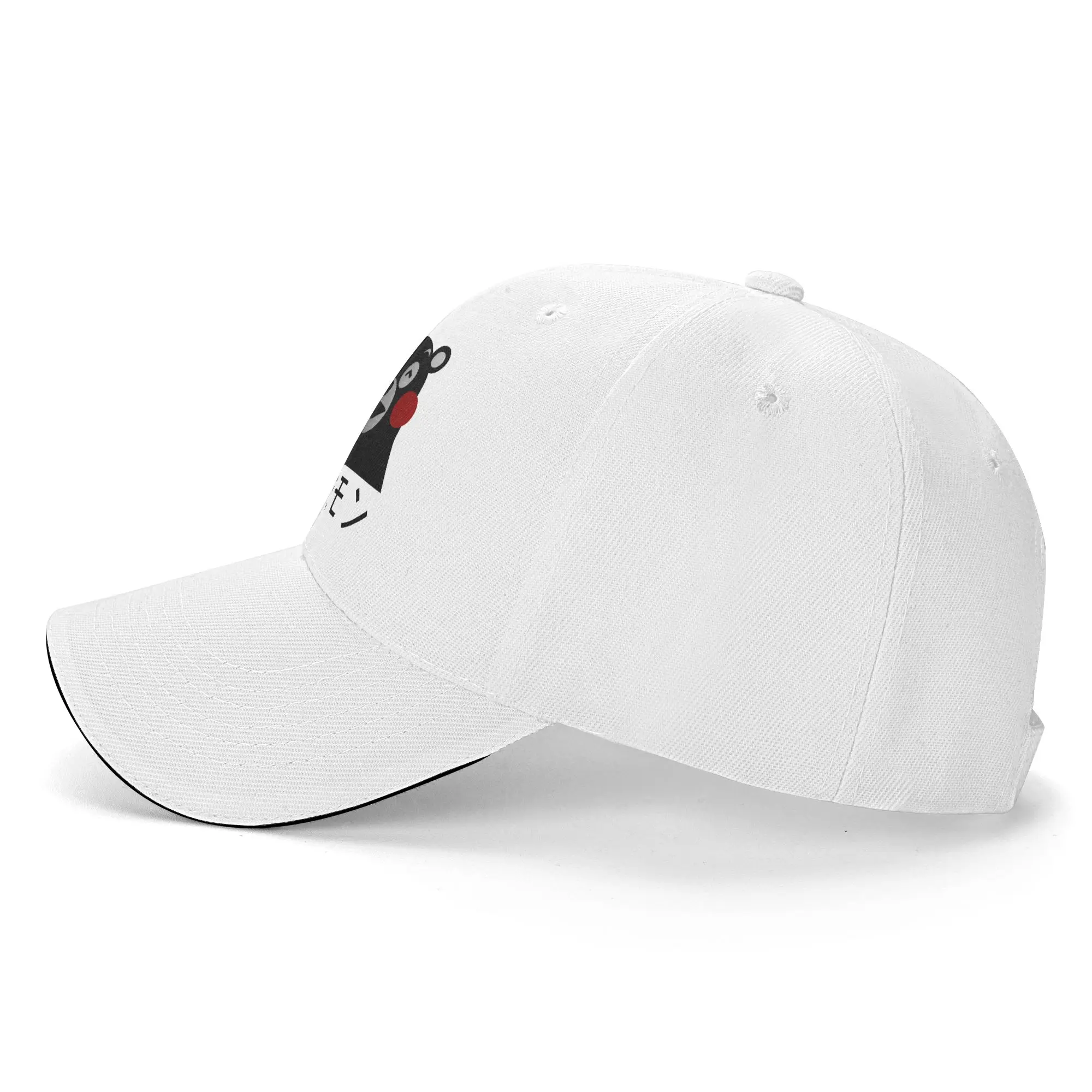 Satanic Bear Sun Baseball Cap Summer Couple Women  Print Trucker Hat Wholesale Streetwear Outdoor Gym Snapback Cap