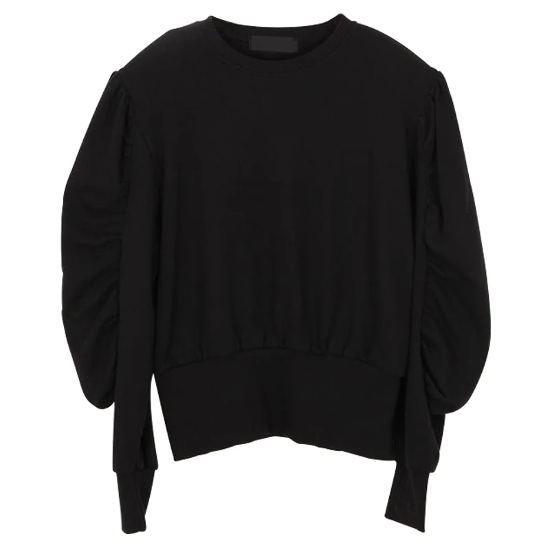 Faionable Comfortable Women's round Ne Pullover Lantern Sve Sweater Dongda Gate New Arrival Korean Sle Loose Fit Lon...