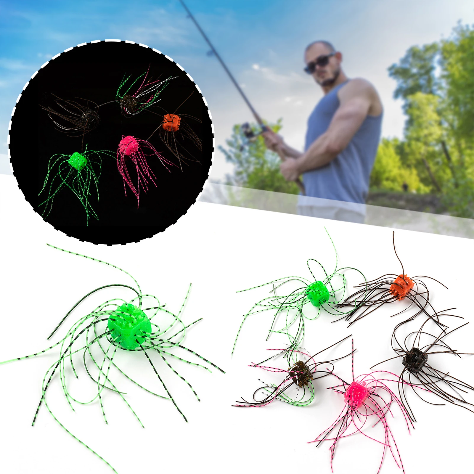 

Мягкие рыболовные приманки, универсальные рыболовные аксессуары с наживкой высокой плотности