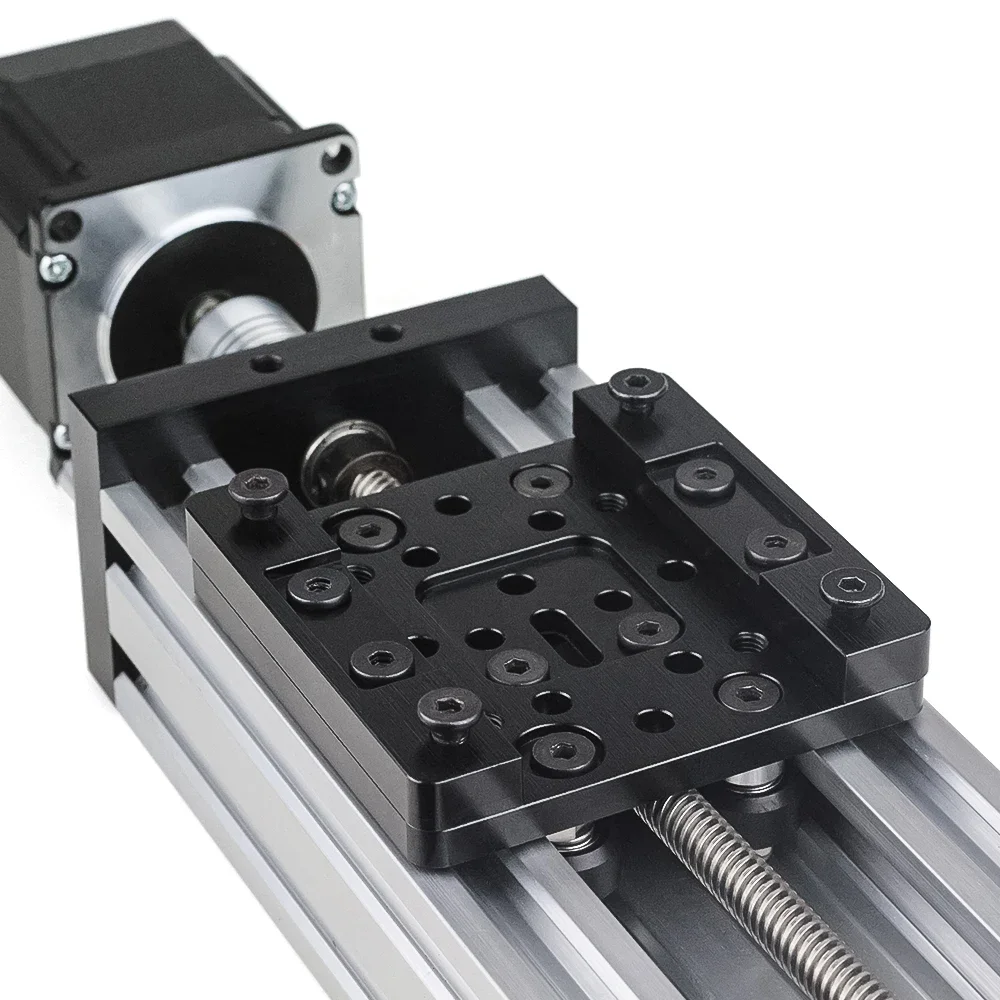 2Pcs C-Beam Riser Plates Opensource 6063-T5 Aluminum Plate for C-Beam Linear Rail Extrusion Profiles C-Beam CNC Router Machine