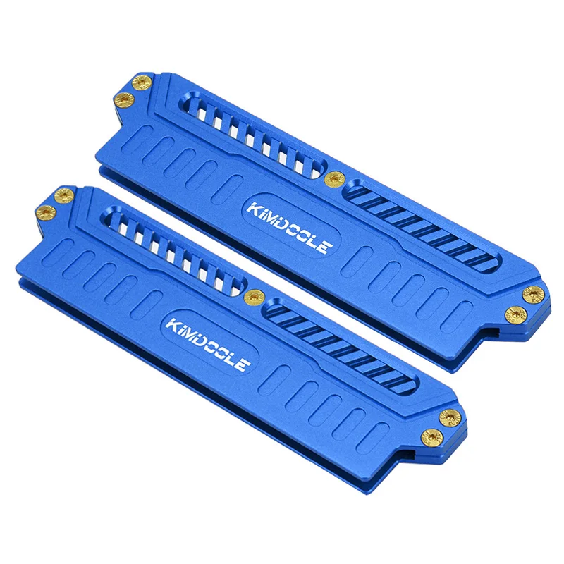 

Kimdoole DDR4/DDR5 Aluminum Alloy Cooling Vest Memory RAM Heatsink Cooling Cooler for PC RAM PC Game Overclock Cooler for Ram