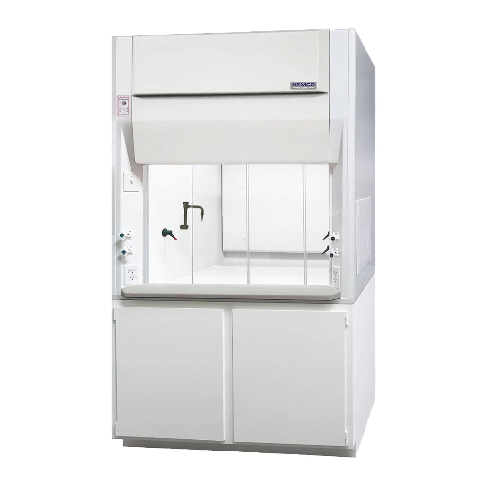 Fume Hood, High-quality Steel Fume Hood with Black Epoxy Countertop, Laboratory Fume Hood with Faucet, Laboratory Furniture