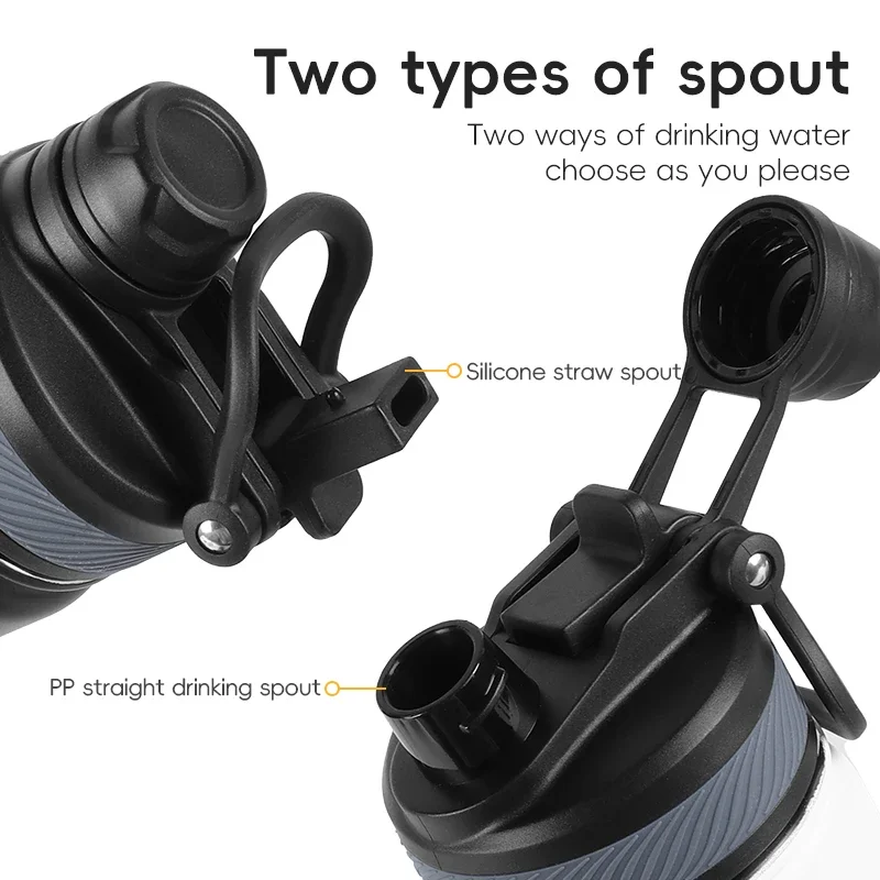 Botol Air Sepeda Stainless Steel ESLNF 650ml, Botol Termos Bersepeda, Menjaga Air Tetap Panas dan Dingin, Cangkir Air Olahraga, Ketel Botol Sepeda