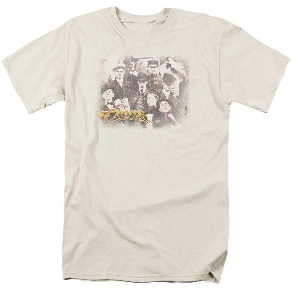 

Кремовая футболка с логотипом Cheers Distressed Cast