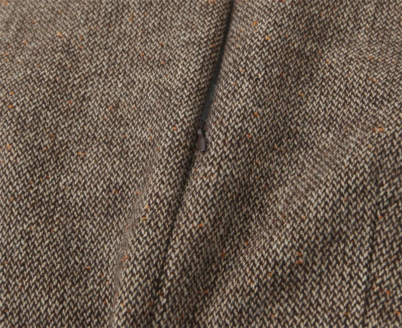 Sukienka damska 2025 zima nowa khaki bez rękawów seksowna głęboki dekolt w serek krótka sukienka modna i stylowa styl socjality