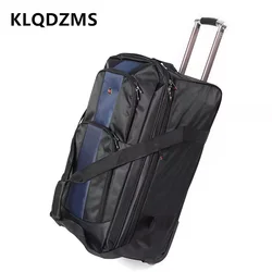 KLQDZMS-Valise à Roulettes Universelle pour Homme et Femme, Sac à Bagages Pliable de Grande Capacité, Valise Trolley de Haute Qualité, 28 Pouces, 30 Pouces, Nouveau