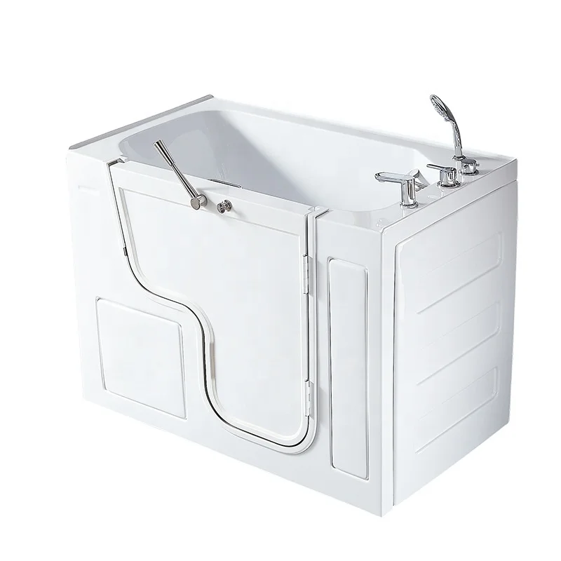 

High-end Bathroom Walk In Tub Shower Combo Bath Tub Acrylic 1 Person Spa Bathtub With Jacozzi Jets