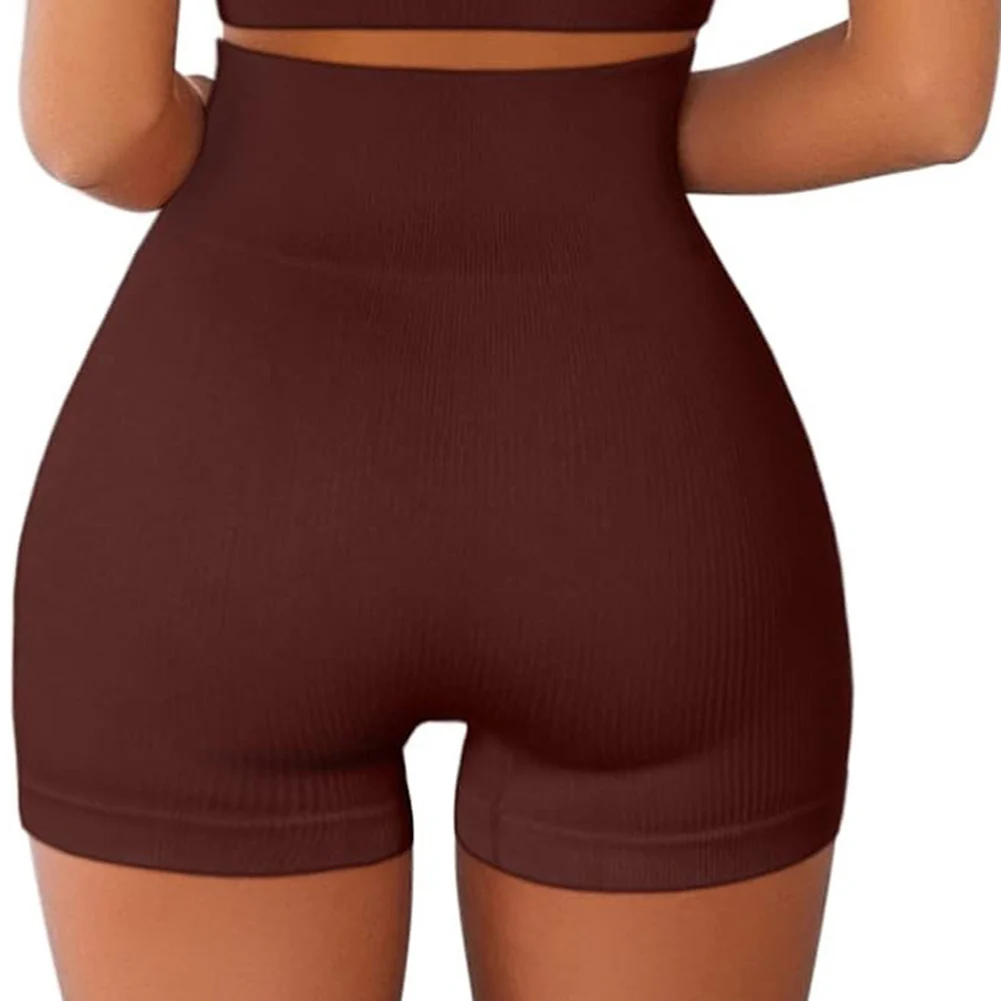女性のためのシームレスなヨガショーツ,ハイウエスト,腕立て伏せ,フィットネス,サイクリング,トレーニング,スポーツ,ジム,ストライプ