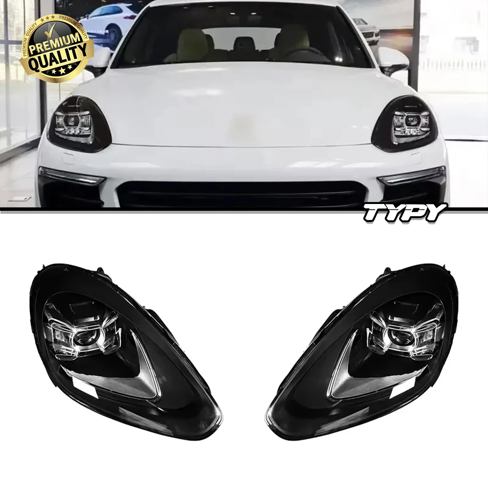 

Автомобиль для Porsche Cayenne 958,1 958.2 фара 2011-2017 обновление модифицированный DRL динамический указатель поворота светодиодные фары автоаксессуары