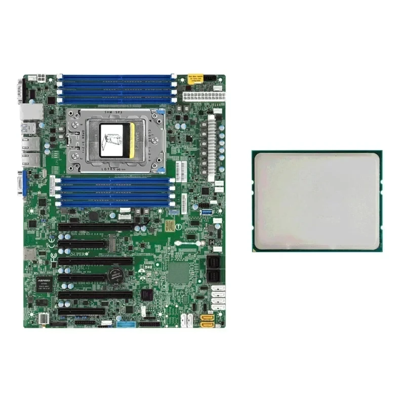 For H11SSL-i mainboard com amd epyc 7401p cpu 24 núcleos 2ghz até 3.0ghz