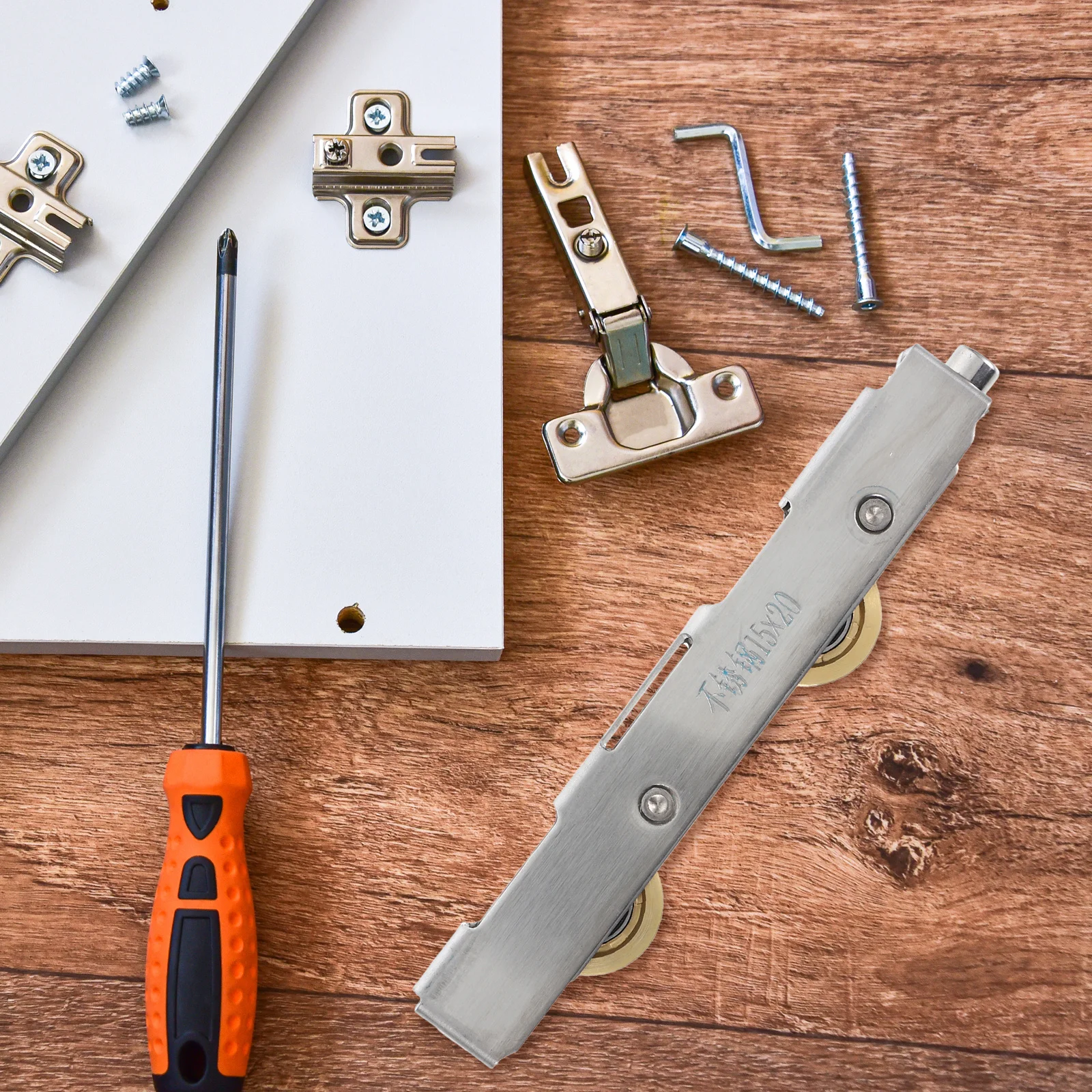 

1Set Sliding Glass Door Roller Silent Stainless Steel Patio Door Pulley Replacement Window Bearing Wheel Sliding Pulley Hardware