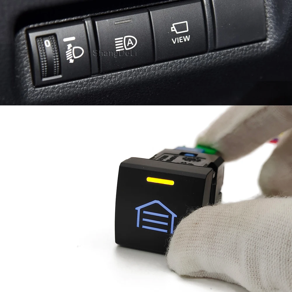 

Car Led Light Garage Switch Button with Wire For Toyota Camry V70 2018 Avalon Rav4 2020 prado 150 Hiace Corolla Altis 2019