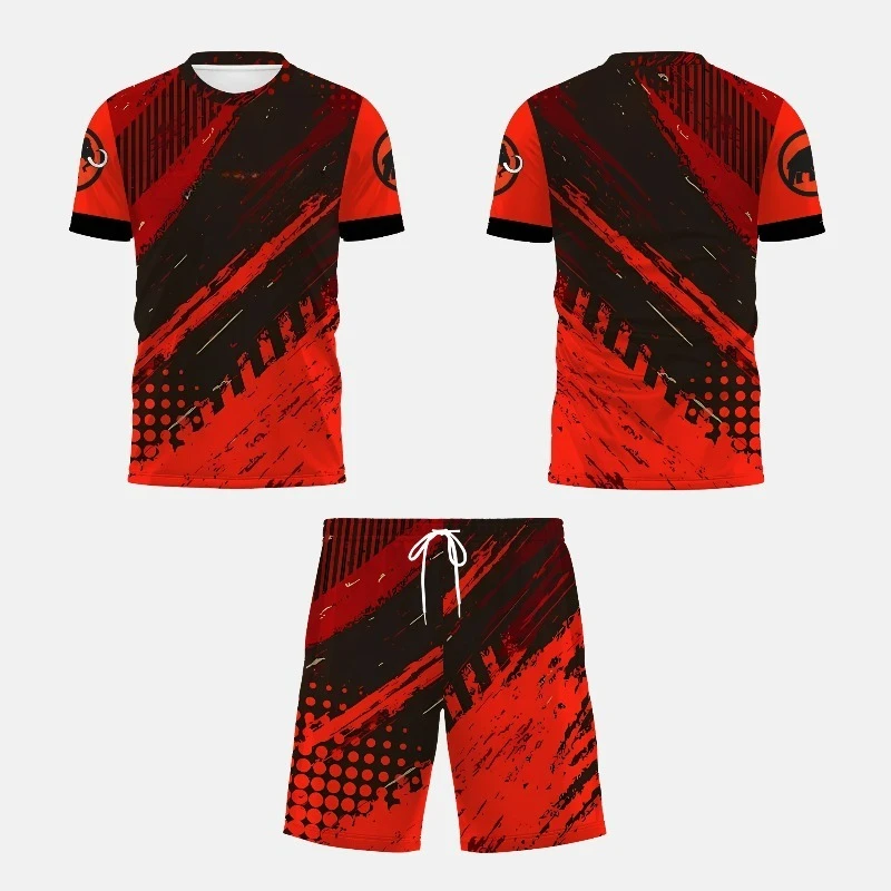 2025 Summer New Men's 3D Printed Casual Fashion Outdoor Street Wear Trendy Daily Sportswear