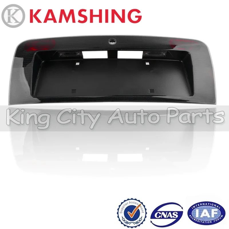 CAPQX For Audi A6 C5 1998 1999 2000 2001 2002-2004 3.0L Rear Number Light Frame License Plate lamp cover holder car accessories