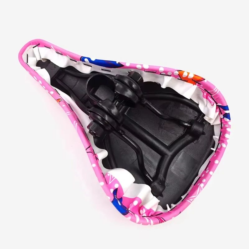 Kids Bicycle Saddle Comfortable Bike Saddle for Children Pink Seat for Baby Ultralight Cycling Spare Parts Cute for Kids Riding