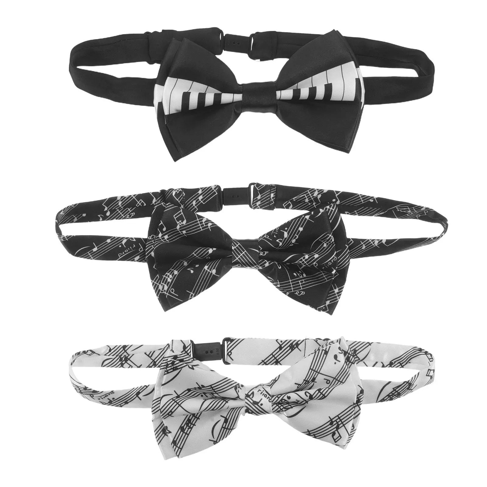 3Pcs Piano Bow Tie Set Music N - Bow Tie Pre Tied avis et prix