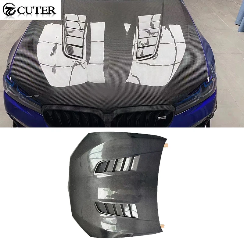 

F90 M5 G30 5 Series Forged Carbon Fiber Front Engine Hood Cover with Air Vents for Bmw F90 M5 530i 540i