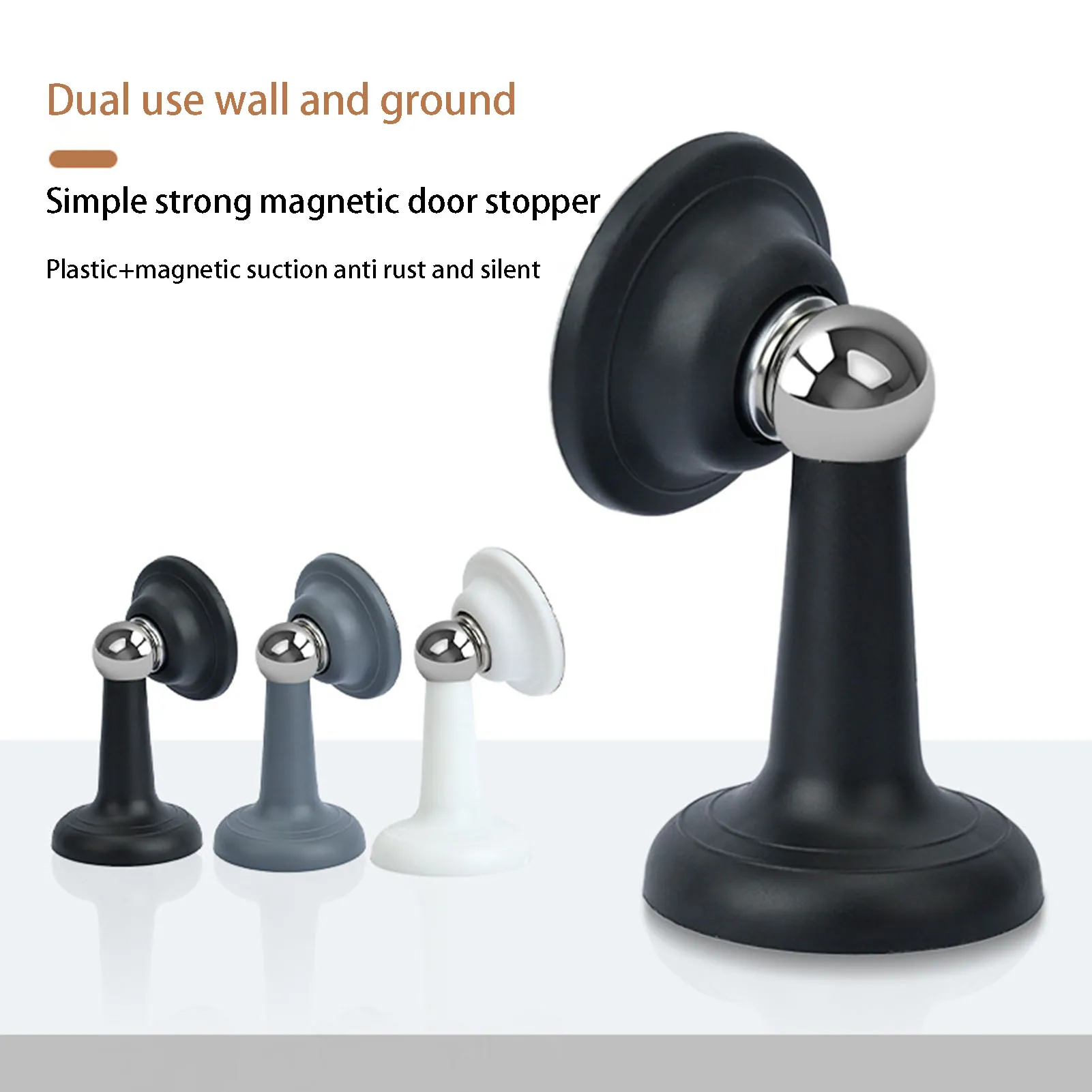 

Напольный дверной стопор на присоске, самоклеящийся магнитный дверной стопор, водонепроницаемый и влагостойкий дверной стопор для спален, ванных комнат, офисов
