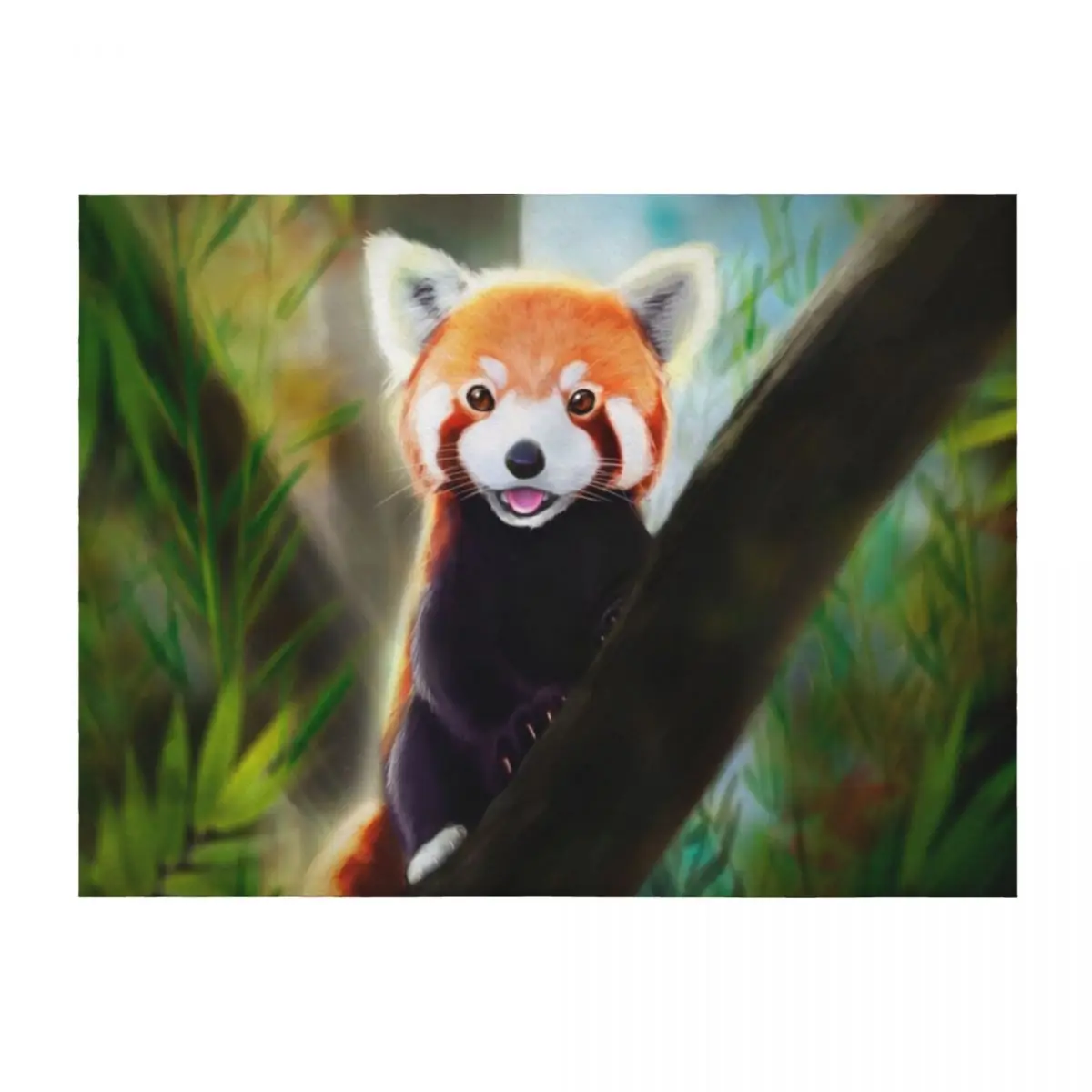 

Red Panda Throw Blanket Sleeping Bag Furrys Tourist christmas gifts Blankets