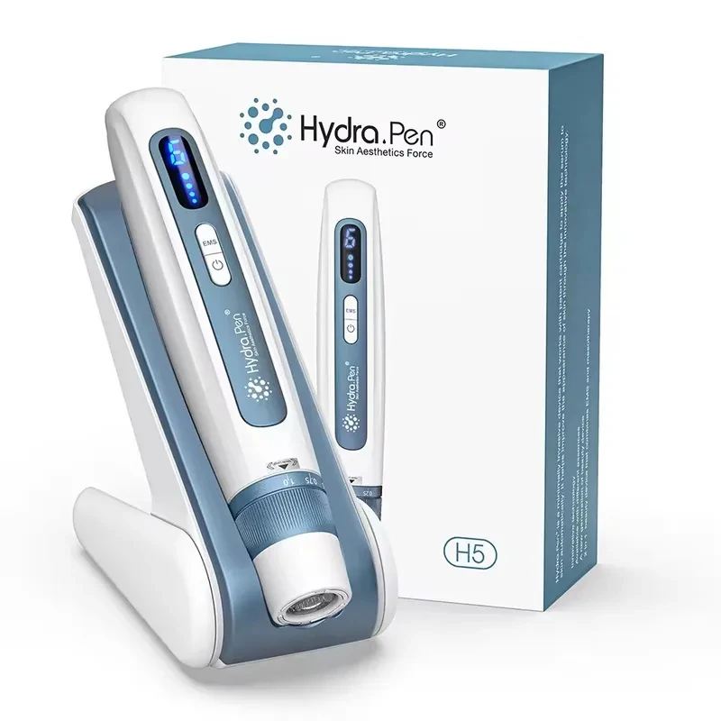 ultimo-strumento-di-bellezza-2-in-1-per-microneedling-penna-derma-wireless-h5-a-4-poli-con-microcorrente-ems-per-la-cura-della-pelle