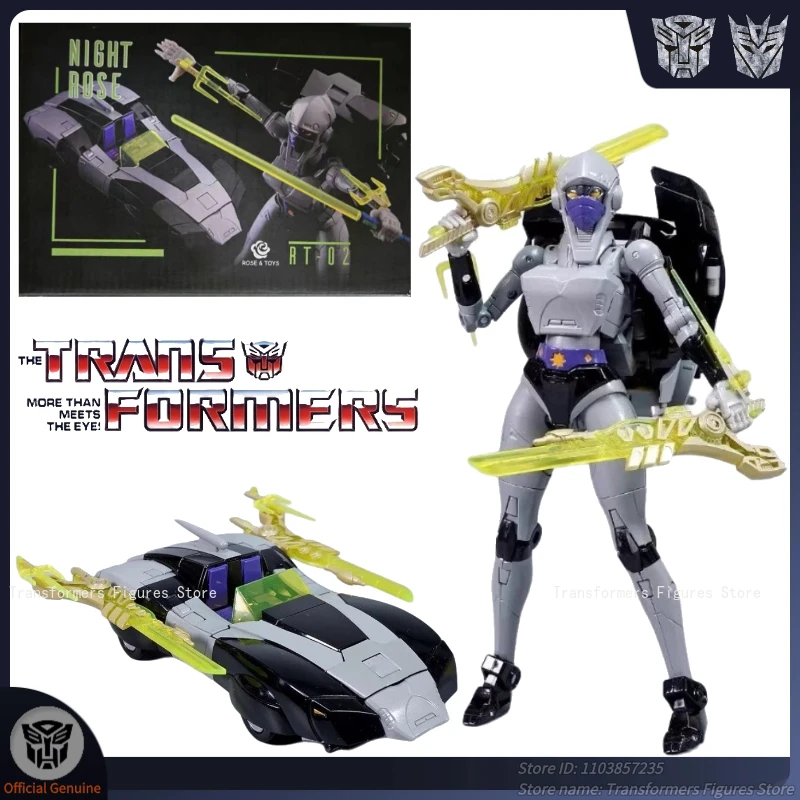 In Stock Transformer MP-55 ko RT-02 Nightbird G1 Cartoon Movie Figure Model Anime Action Deformation Robot Toys Festival Gifts