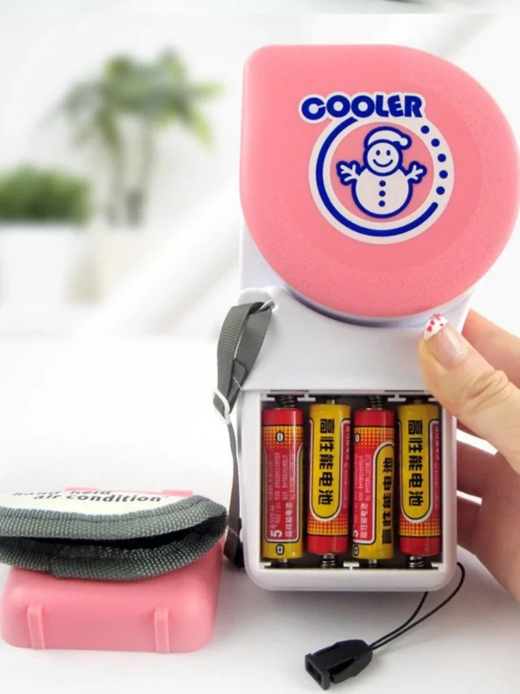 Không Có Lá Mini Cầm Tay Điều Hòa Không Khí Di Động Nhỏ Xách Tay Có Thể Điều Chỉnh Bỏ Túi Quạt Làm Mát Có Thể Điều Chỉnh Tốc Độ Gió Quạt Điện