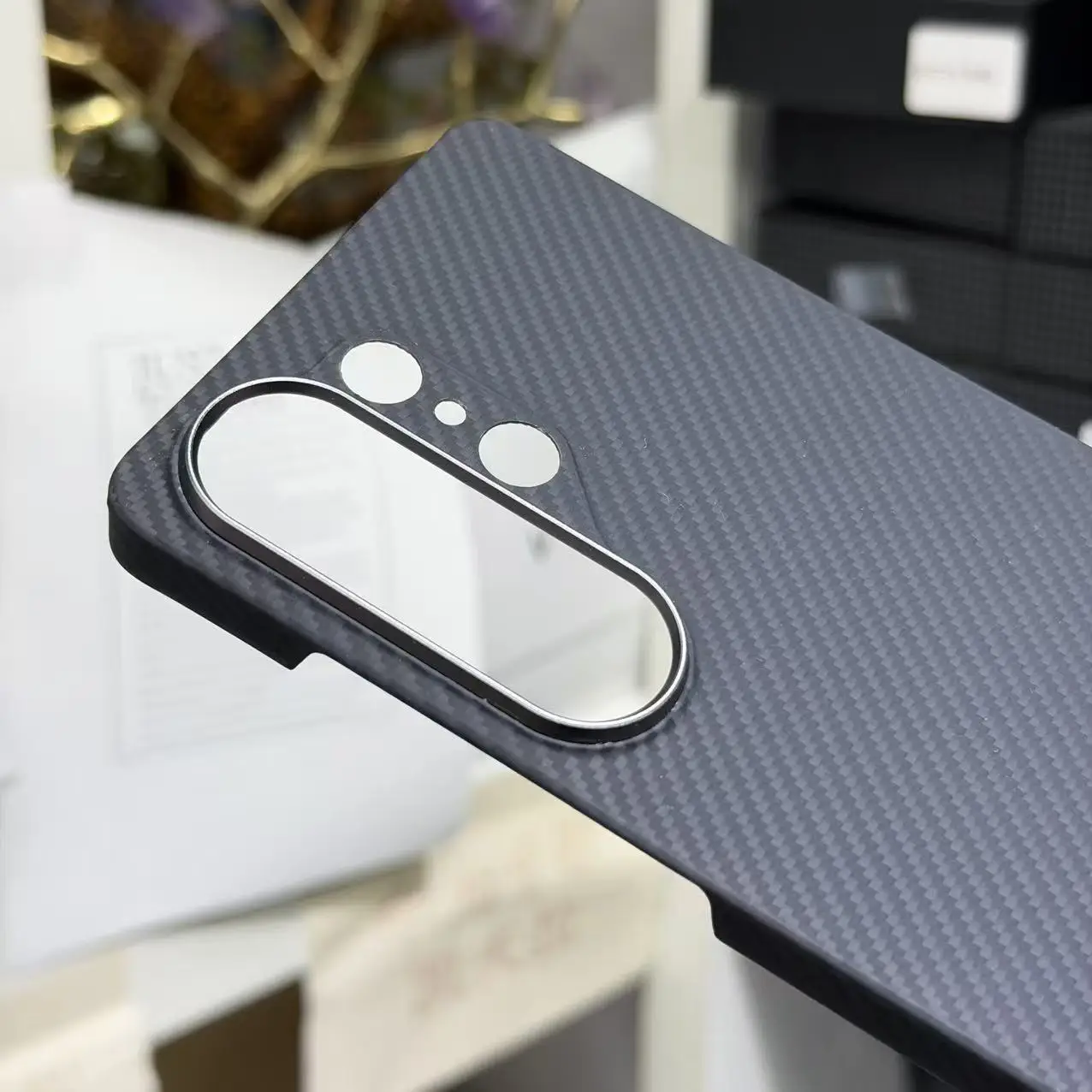 Etui z włókna węglowego do Samsunga Galaxy S26 Ultra, ultracienkie, z włóknem aramidowym, kompatybilne z MagSafe, obudowa do Galaxy S26 Ultra. — zdjęcie produktu 4