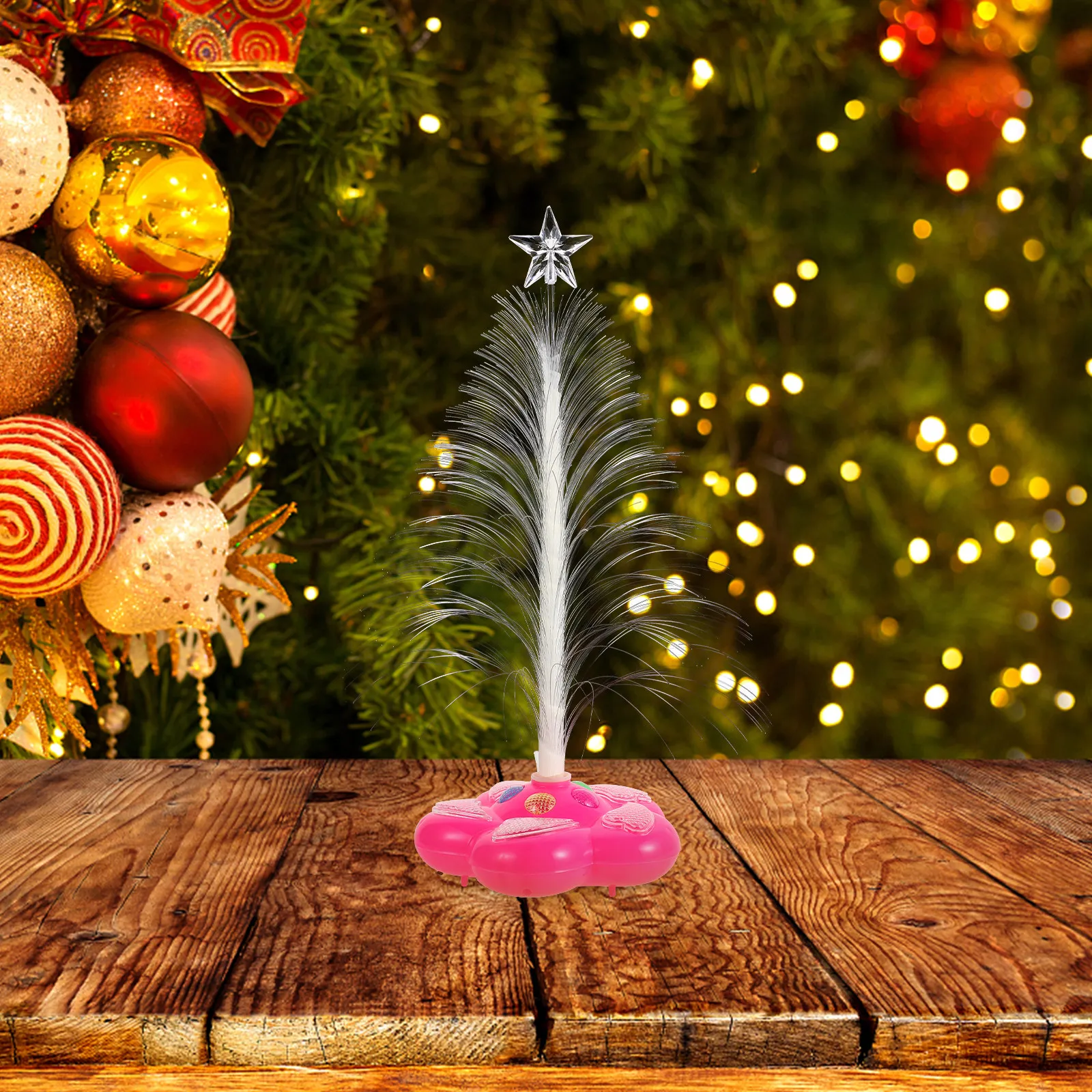 

Разноцветная светодиодная оптоволоконная гирлянда для новогодней елки, мерцающие ветви, декор для дома и вечеринок, без случайного выбора цвета