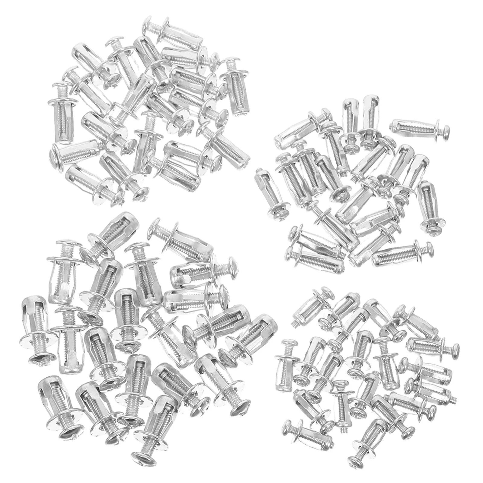 

80pcs Petal Expansion Screws Carbon Steel M4X20 M4X25 M5X25 M6X25 Concrete Wall Bolts For Furniture Fixing Hardware Nuts