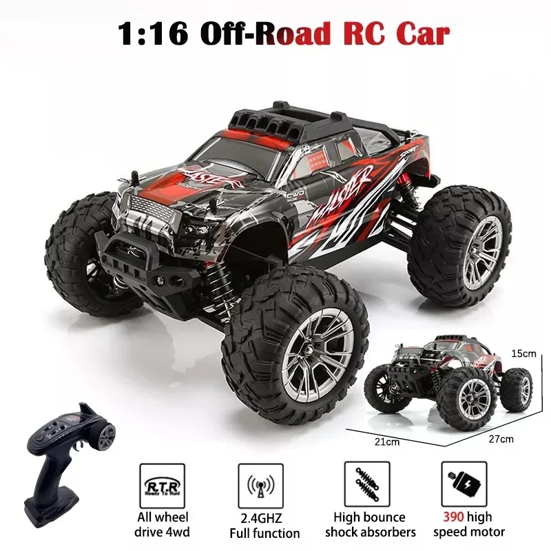 MMBL 2.4G Off-Road RC Car 1:16 4WD Electric High Speed Drift Car 35KM/H Toy Car Model IPX6 Waterproof  Drift Car