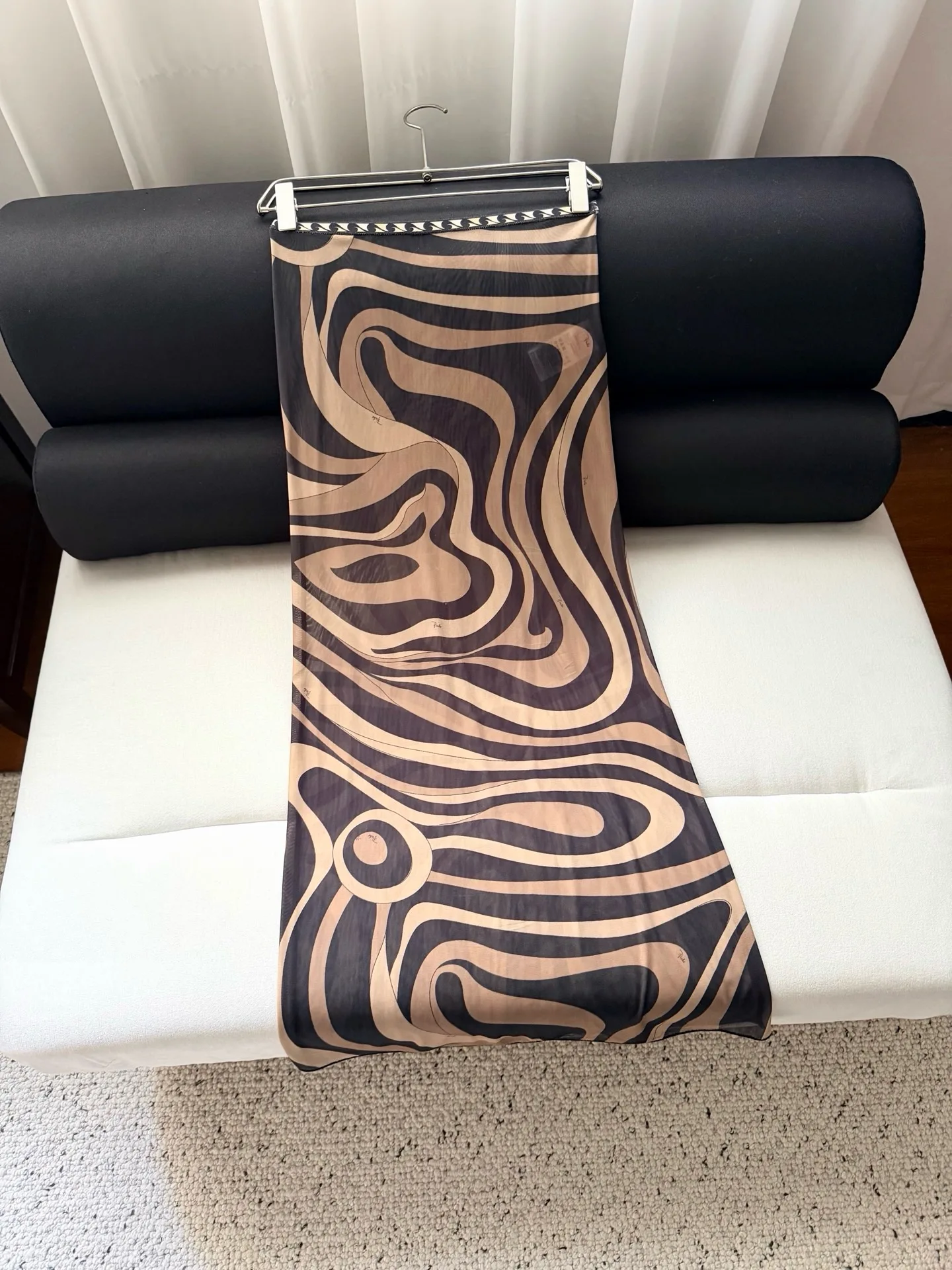 Vintage Abstract Marble Swirl Print Mesh Midi Skirt Women High Waist Slim Fit Bodycon Long Skirt Elegant Evening Party Wrap Chic