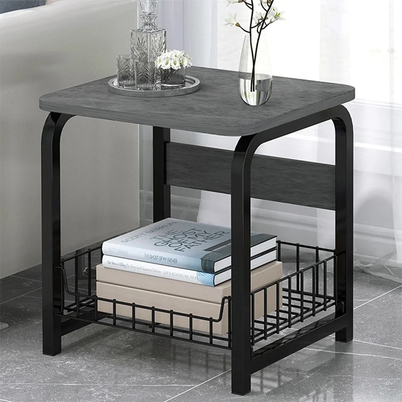 Nordic Aesthetics Coffee Tables Square Heat Insulation Ornaments Storage Corner Table Small Space Mesa Auxiliar Home Decoration