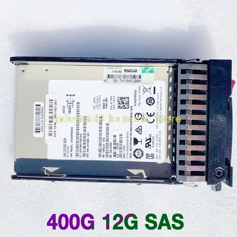 400GB For HPE N9X95A 841504-001 MSA 400G 12G SAS Mixed Use 2.5 SSD