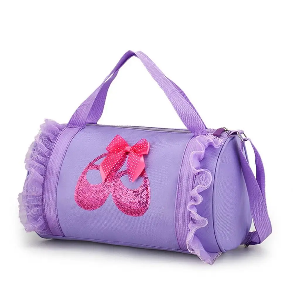 Ballet Dance Bags Handbag Pink Girls Lovely Backpack Baby Package Ballet Bag Handbag One Shoulder Bag Waterproof Princess Bag