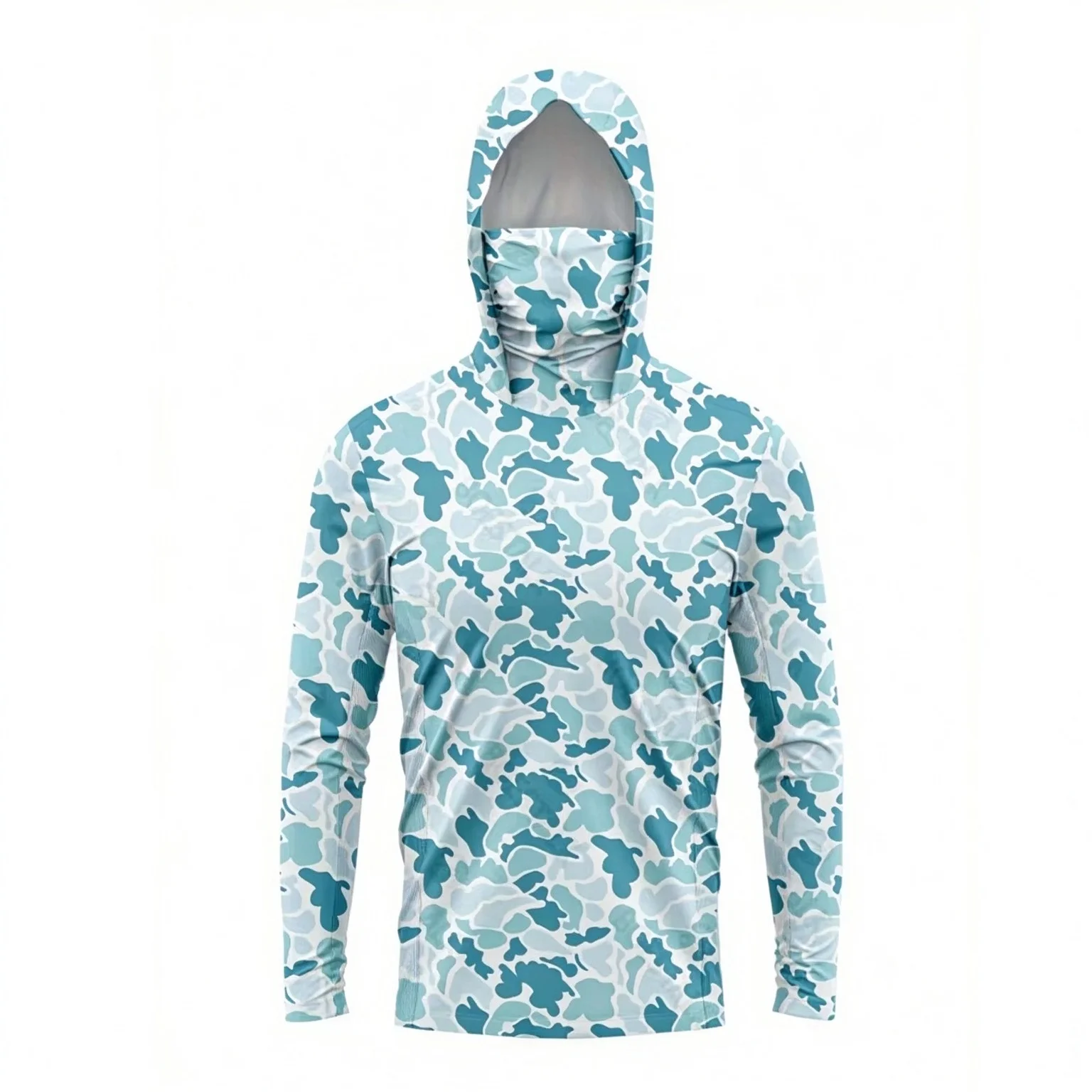 Camisa de pesca con capucha y  - Fishing Mask Sun Protection reseña y precio