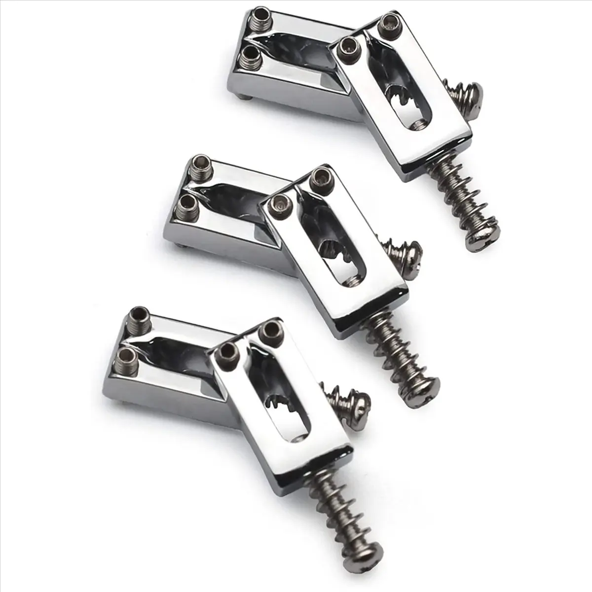 TUREBG Juego de 2 Selletas de Trémolo para Guitarra de 10.5mm para Fender Stratocaster Strat Telecaster Tele Guitarra Eléctrica,
